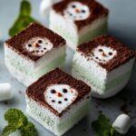 Mint Snowman Marshmallows