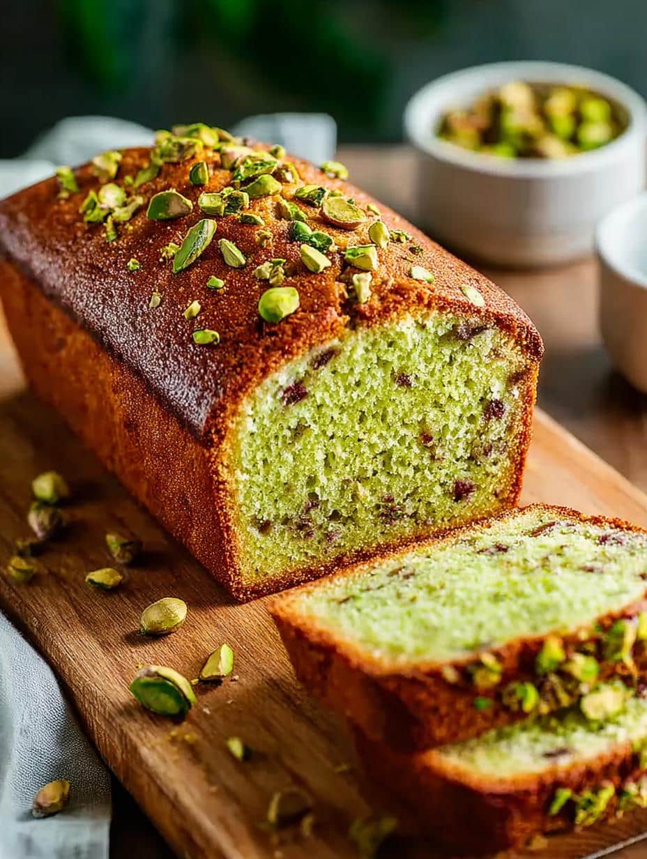 Heavenly Moist Pistachio Bread for Every Occasion - Moist Pistachio Bread - main visual representation