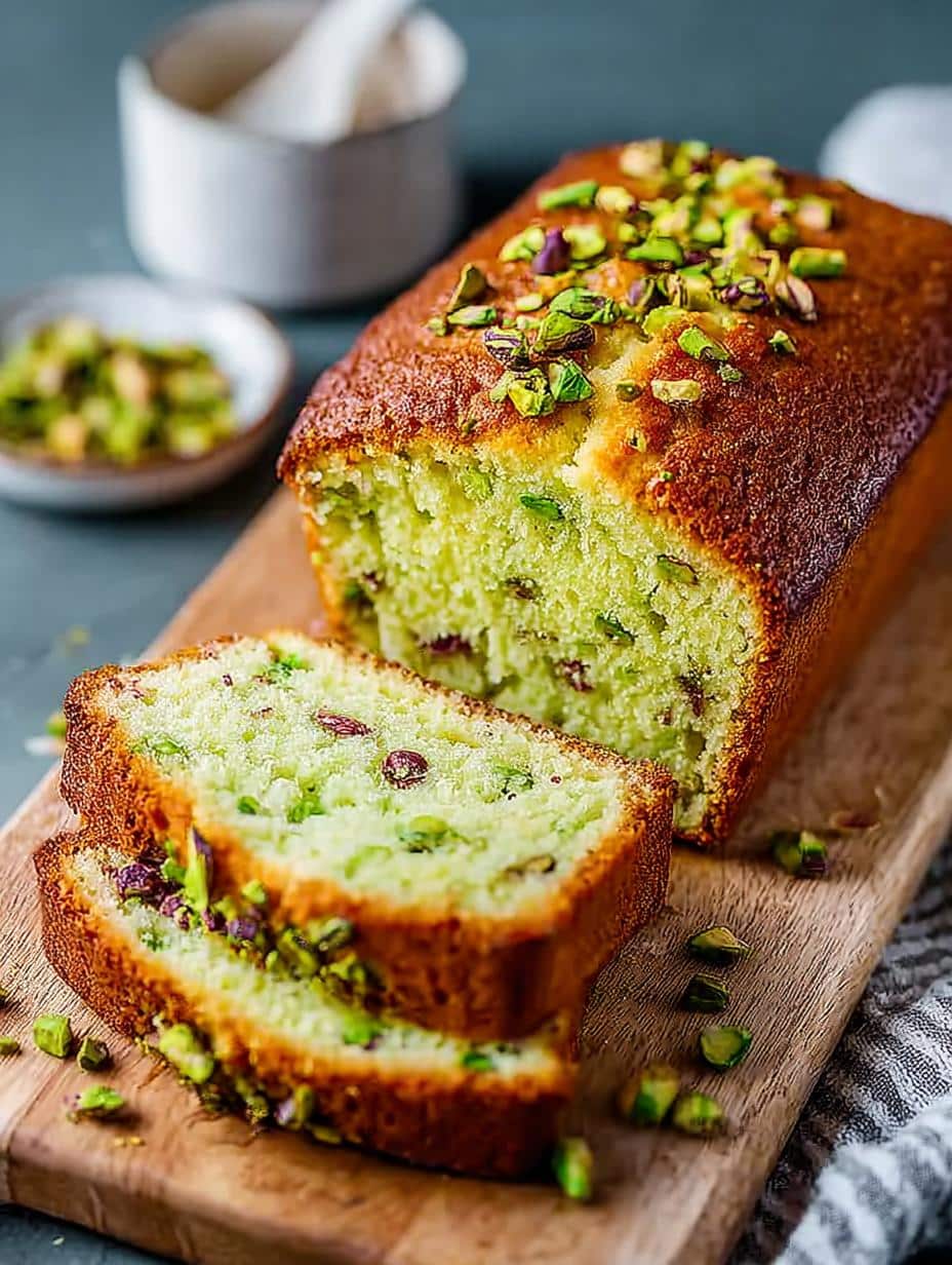 Moist Pistachio Bread
