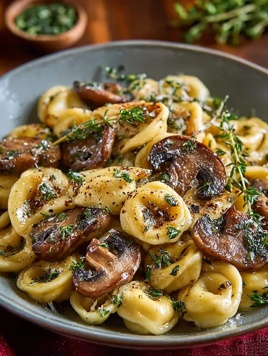 Orecchiette with Mushroom Thyme: 7 Comforting Secrets 3 Orecchiette with Mushroom Thyme: 7 Comforting Secrets - Orecchiette with Mushroom Thyme - additional detail