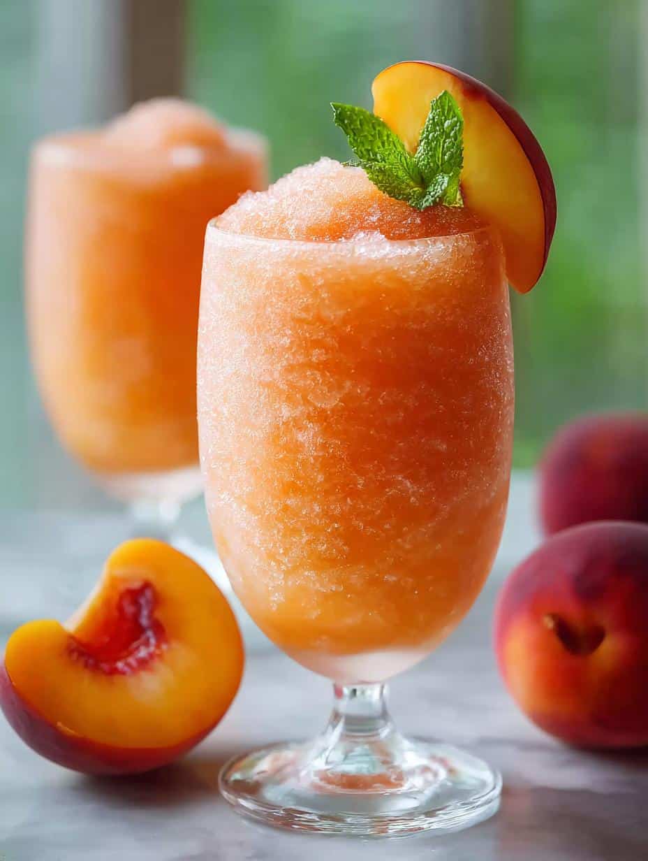 Peach Wine Slushy