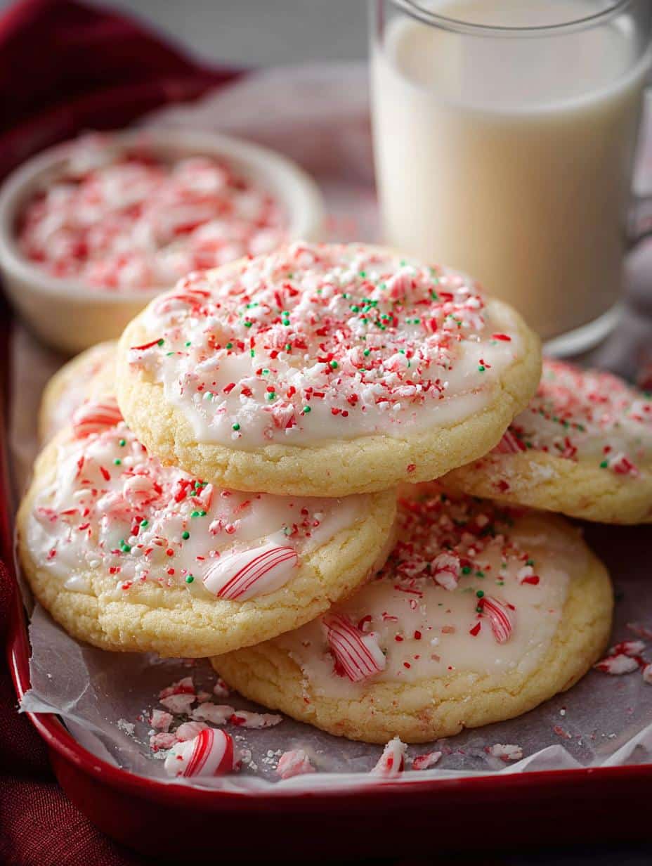 Delightful Peppermint Sugar Cookies for Festive Cheer - Peppermint Sugar Cookies - additional detail