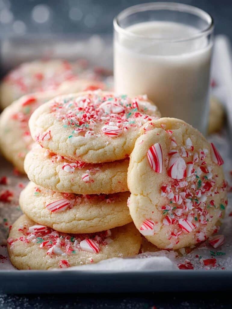 Peppermint Sugar Cookies