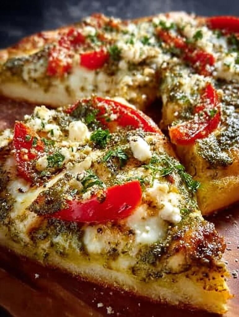 Pesto Chicken Pizza