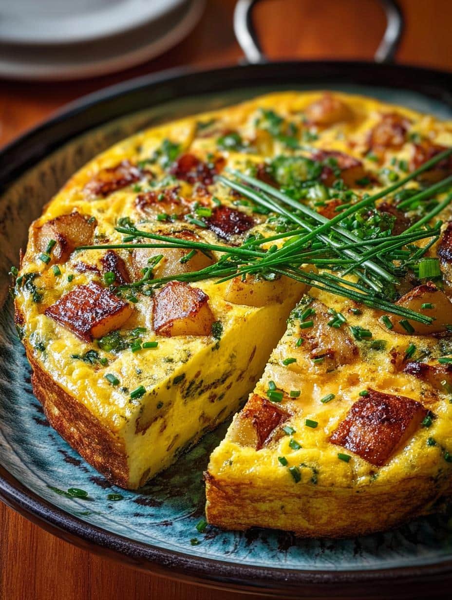 Potato Egg Frittata with