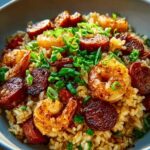 Shrimp Sausage Dirty Rice