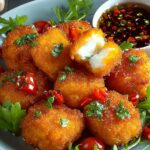 Crispy Spicy Fish Nuggets with Zesty Dipping Sauce 4 Spicy Fish Nuggets