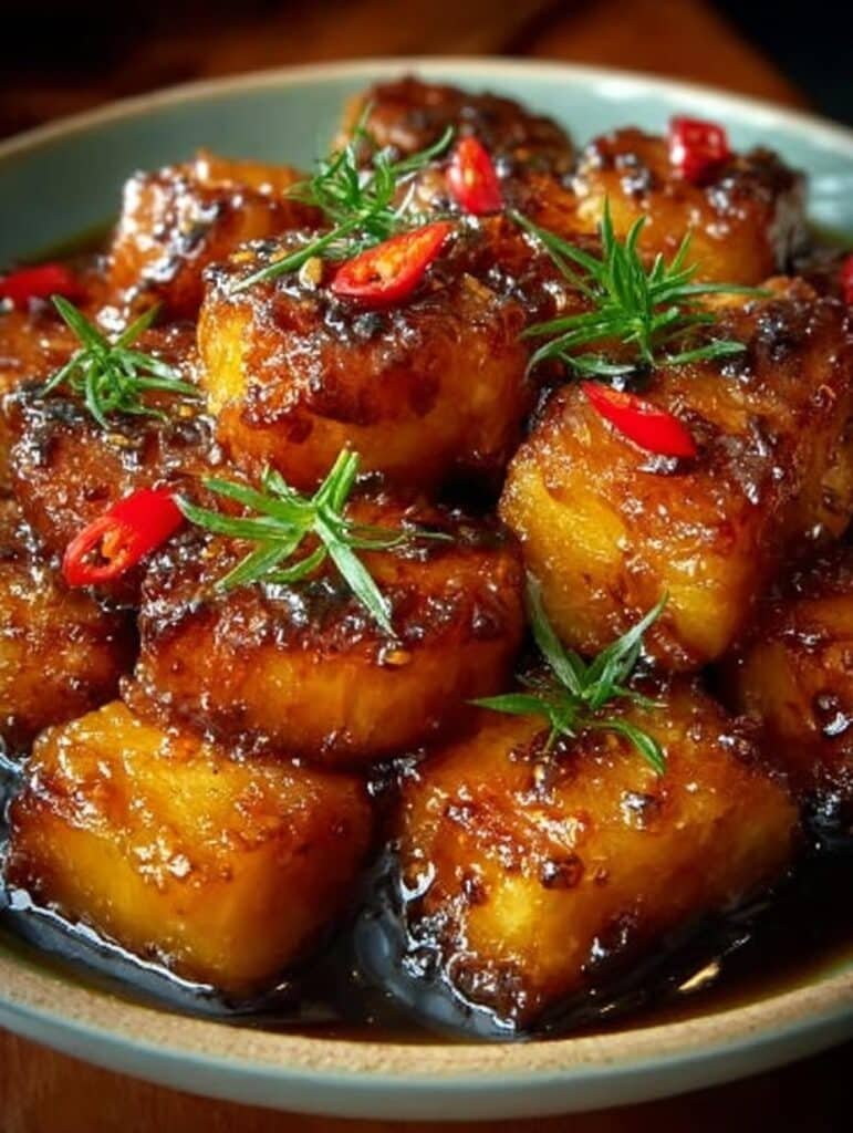 Spicy Pineapple Brown Sugar