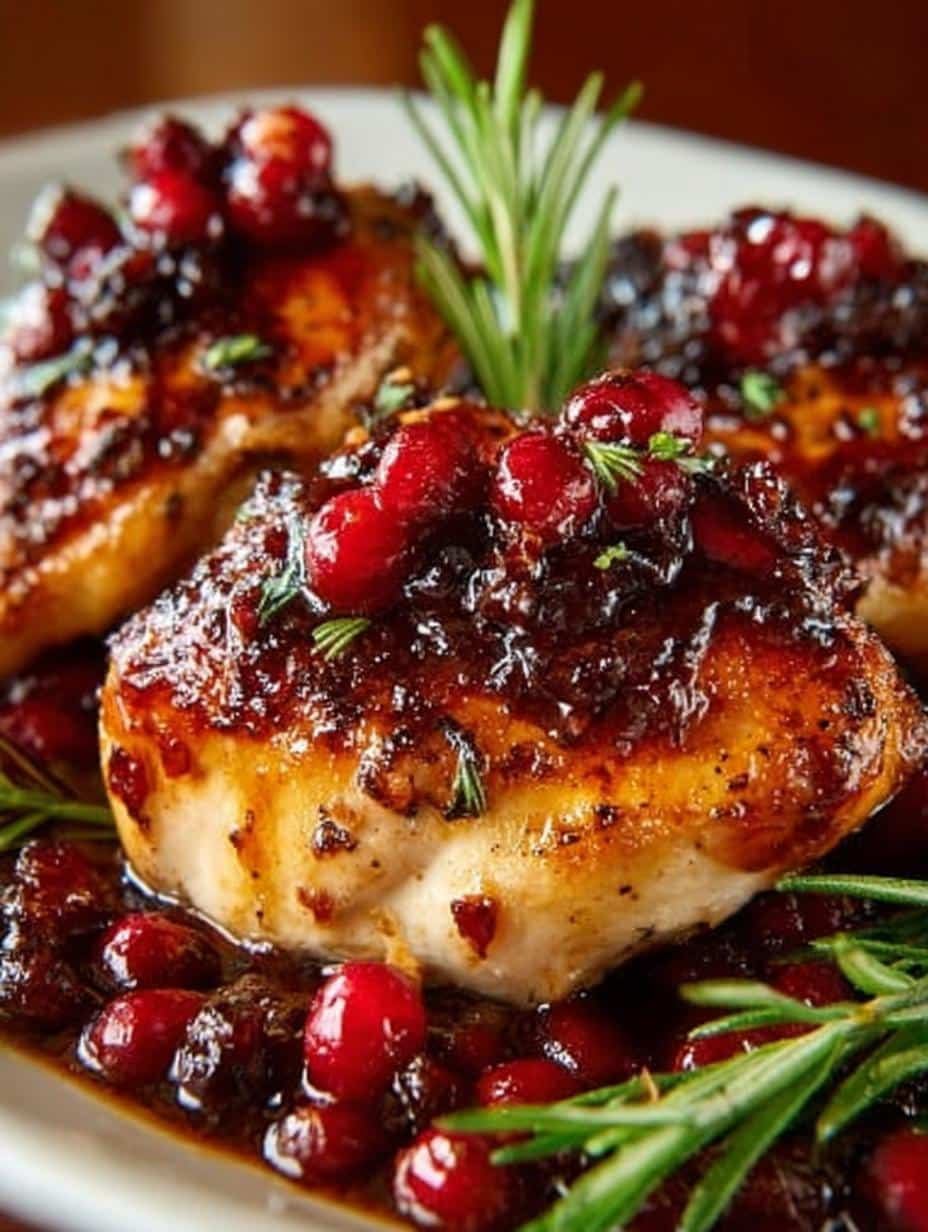 Sweet Savory Cranberry Glazed Chicken: A Flavorful Delight 1 Sweet Savory Cranberry Glazed