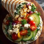 Vegetarian Hummus Wraps