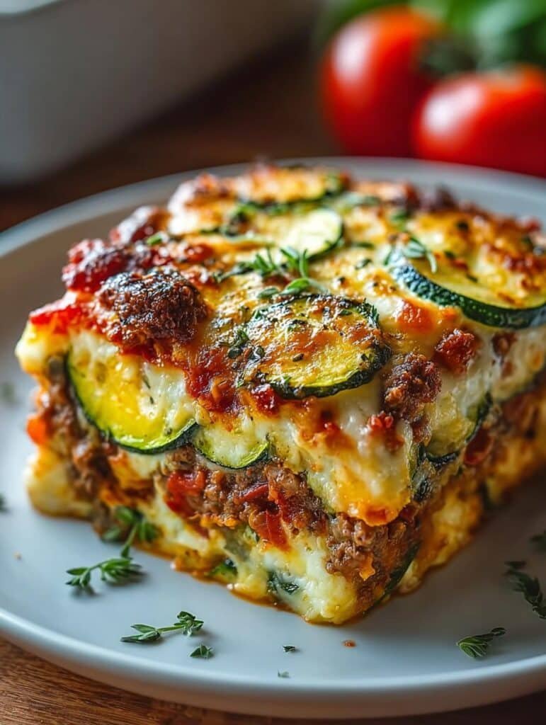 Zucchini Pizza Casserole