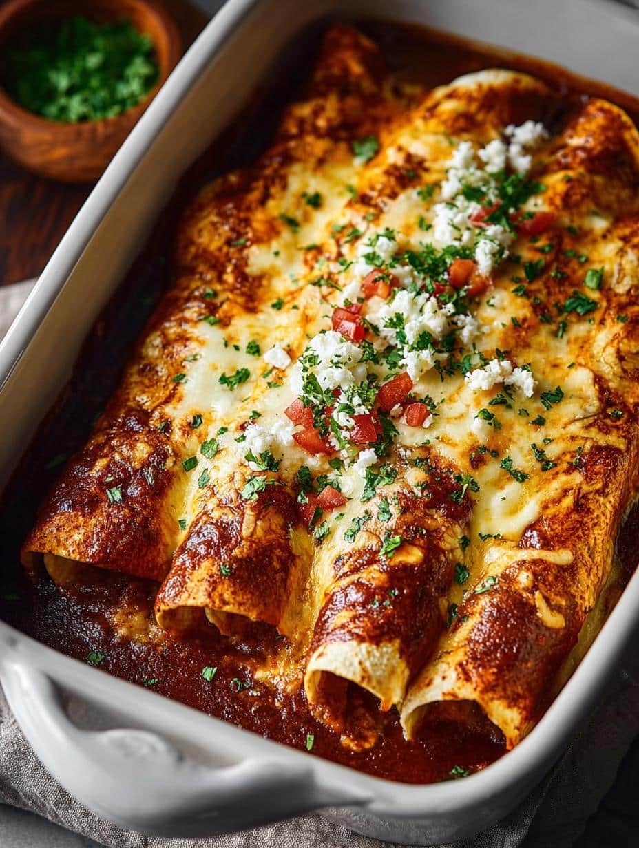 Delicious Beef Enchiladas with Homemade Sauce - Beef Enchiladas - additional detail