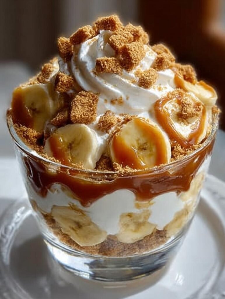 Biscoff Banana Pudding with