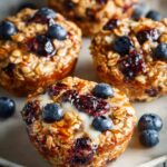Blueberry Baked Oatmeal Cups