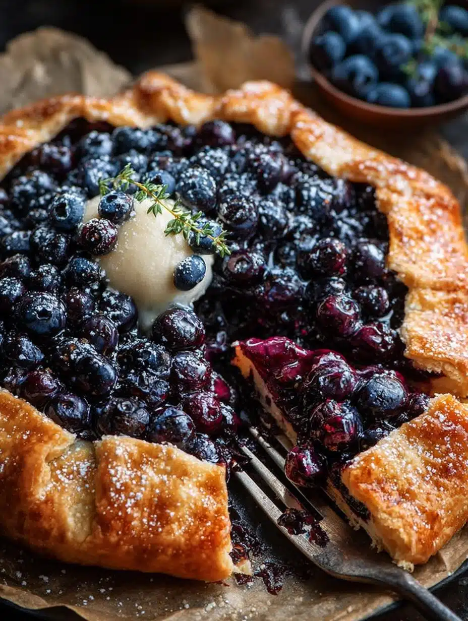 Blueberry Galette: 7 Simple Steps to a Perfect Dessert - Blueberry Galette - additional detail