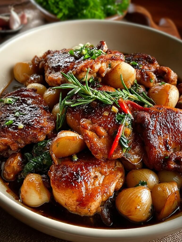 Braised Chestnut Chicken