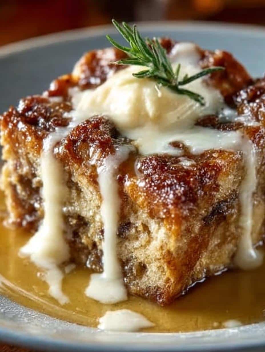 Bread Pudding with Bourbon: 7 Irresistible Tips 2 Irresistible Bread Pudding with Bourbon fresh from the oven on a serving dish
