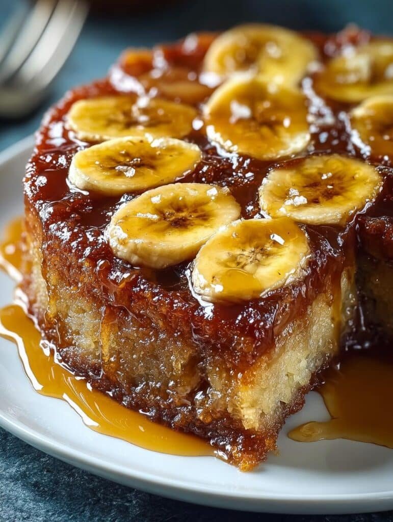 Caramelized Banana Upside Down