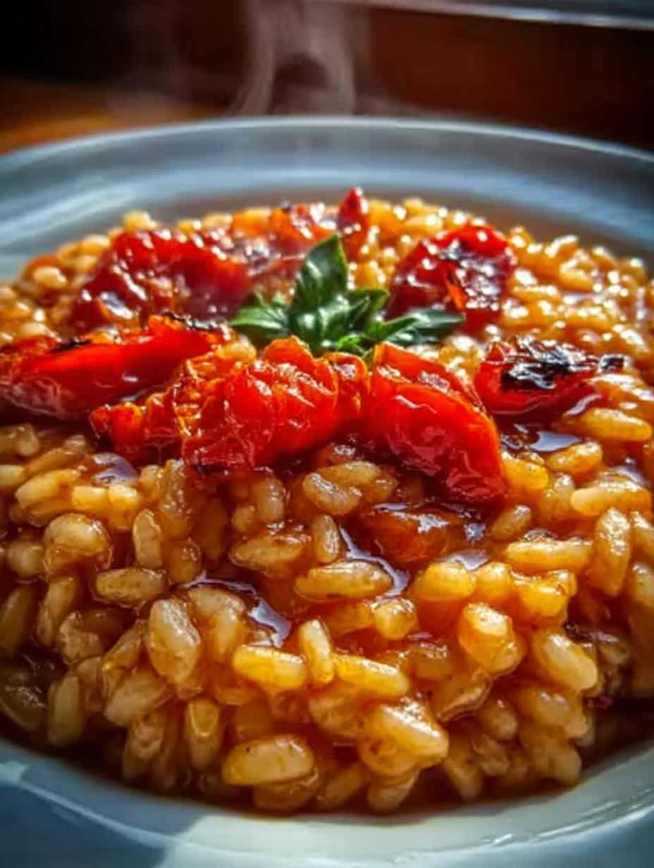 Caramelized Onion Tomato Risotto: A Savory Delight to Savor 2 Caramelized Onion Tomato Risotto: A Savory Delight to Savor - Caramelized Onion Tomato Risotto - main visual representation