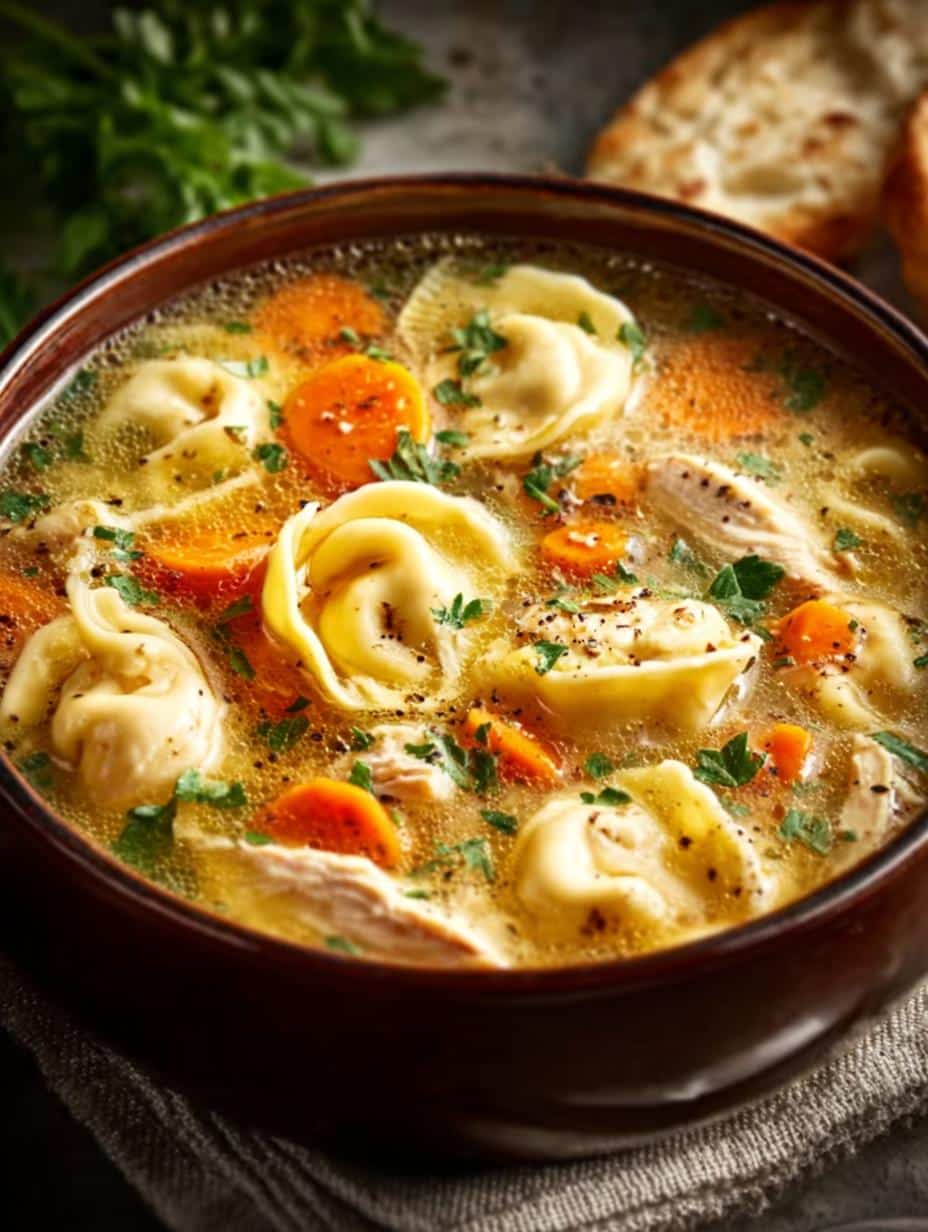 Chicken Tortellini Soup Incredible: 5 Ingredients to Comfort - Chicken Tortellini Soup Incredible - main visual representation