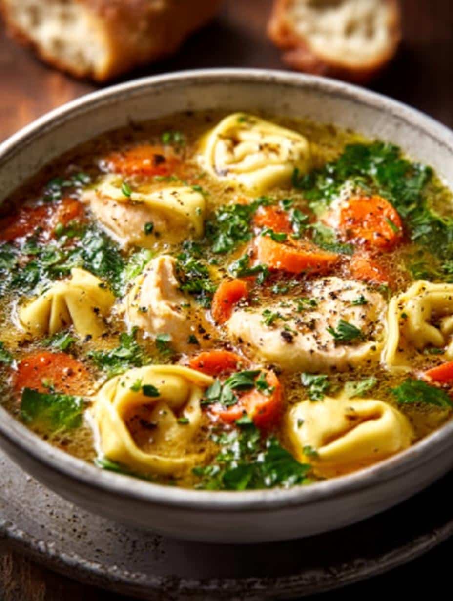 Chicken Tortellini Soup Incredible