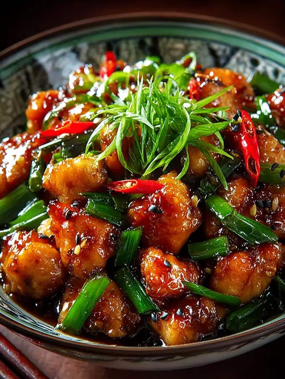 Chinese Scallion Chicken