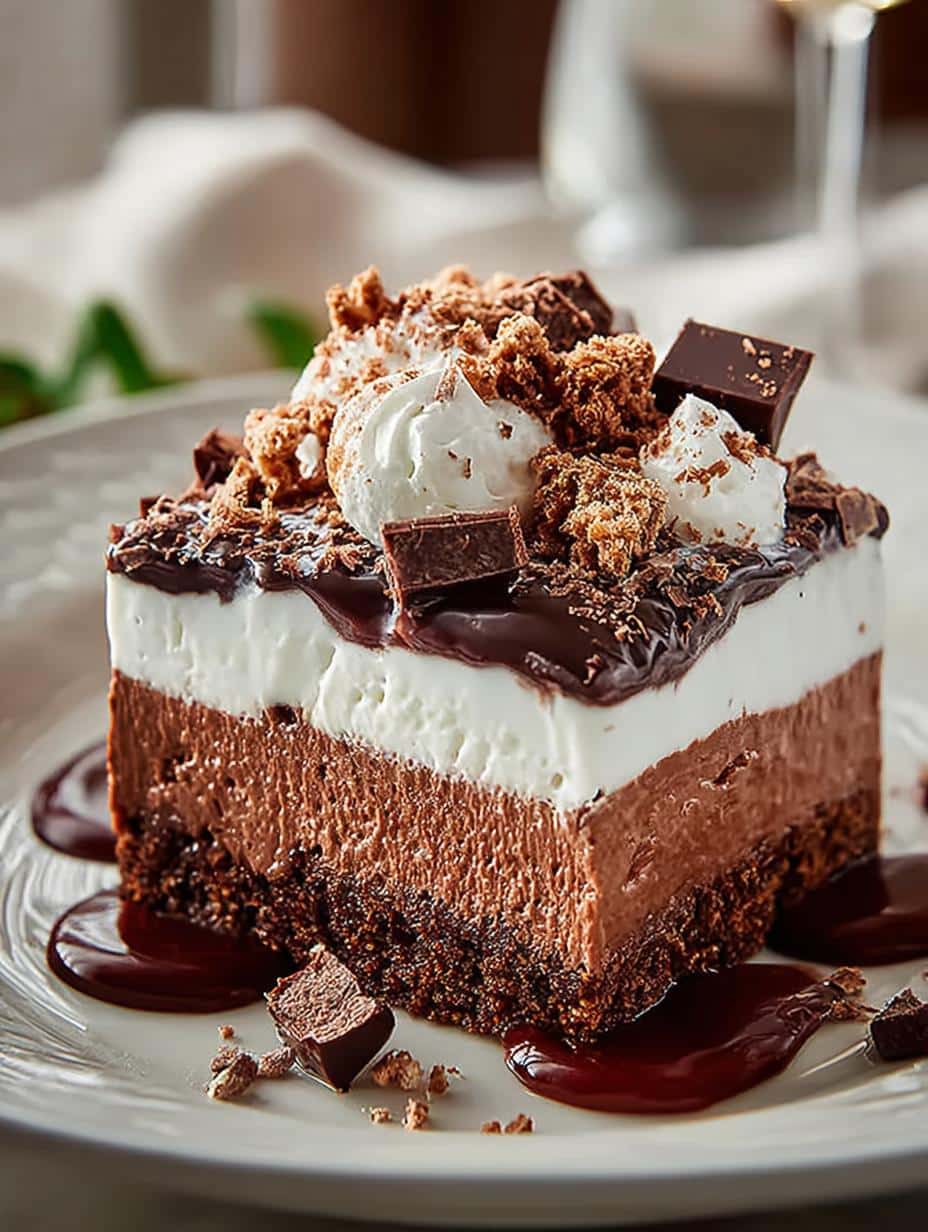 Ultimate Chocolate Delight: 5 Layers of Bliss - Chocolate Delight - main visual representation