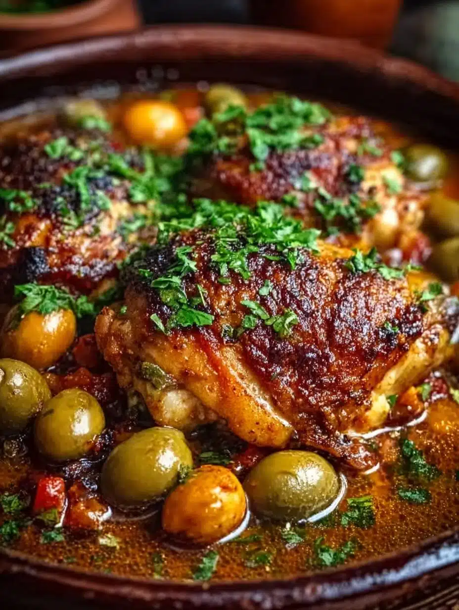 Comforting Moroccan Chicken One-Pot Delight - Comforting Moroccan Chicken One - main visual representation