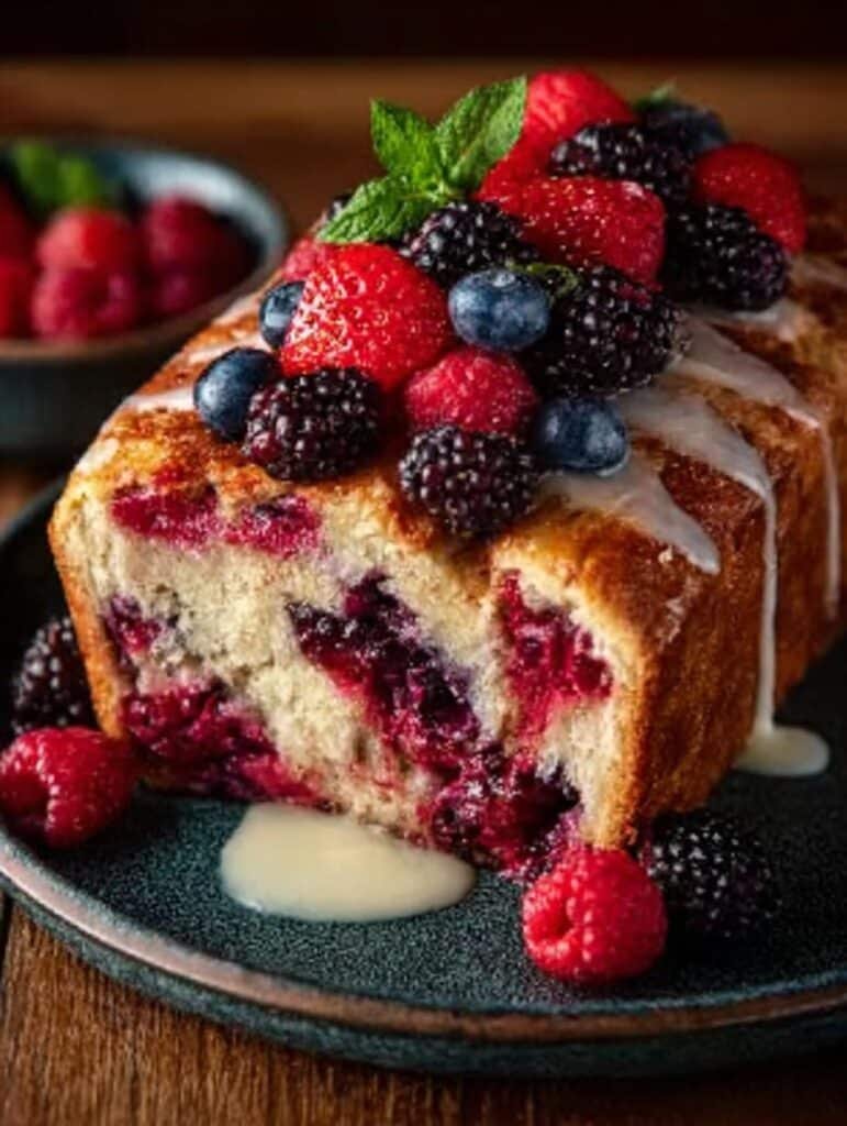 Cozy Wild Berry Bread