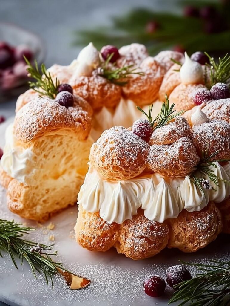 Cream Puff Wreath
