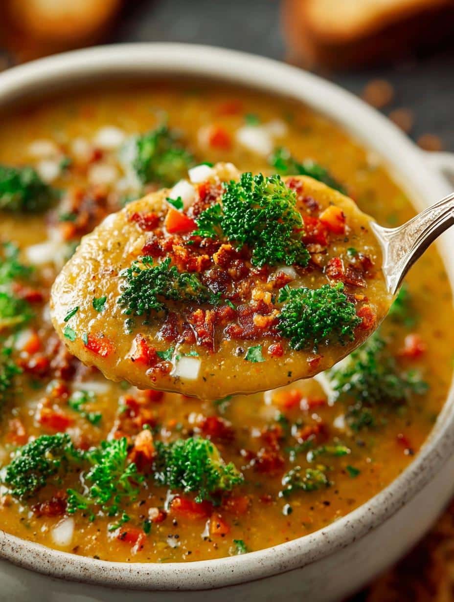 Creamy Broccoli Cheddar Soup