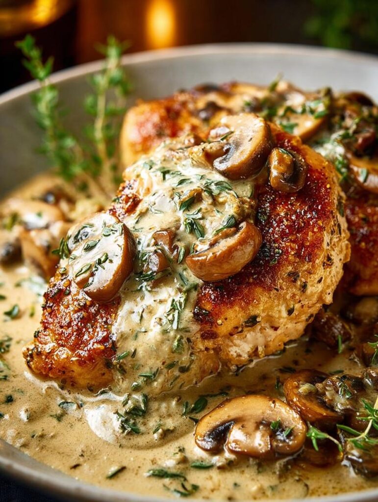 Creamy Mushroom Chicken