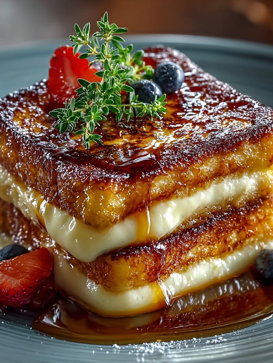 Decadent Creme Brulee French Toast for a Luxe Brunch - Creme Brulee French Toast - additional detail