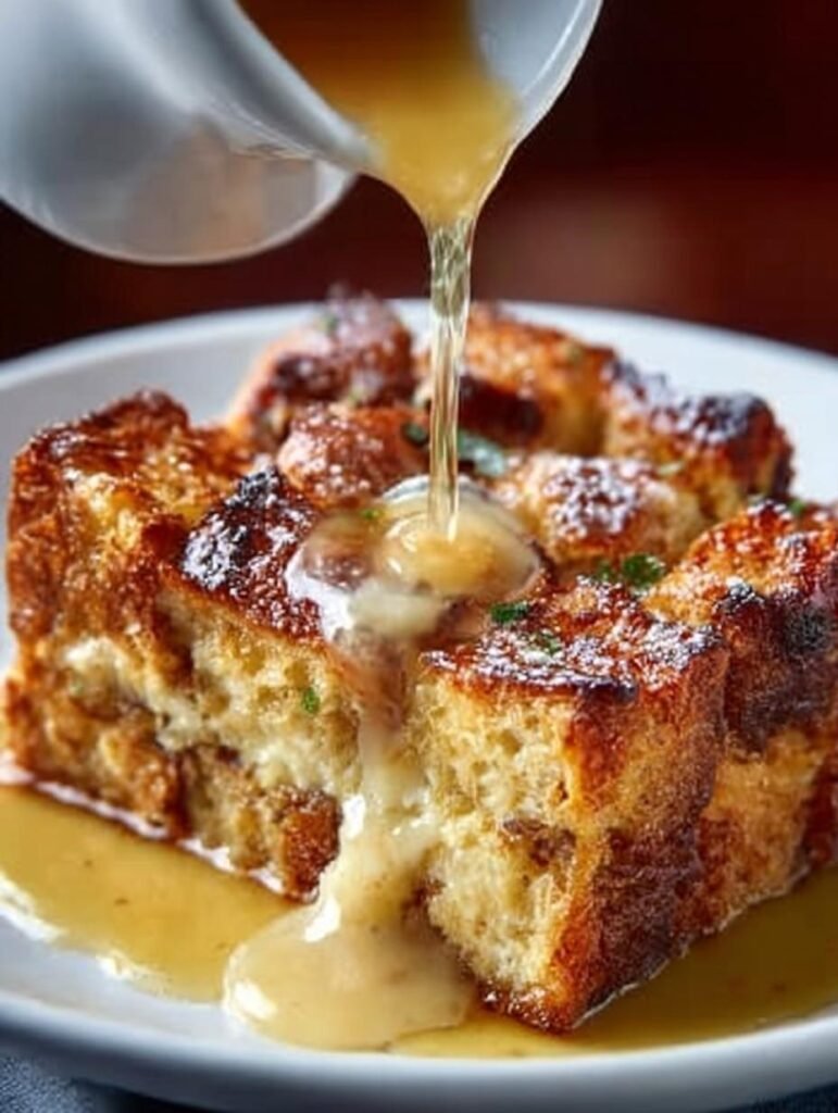 Creole Bread Pudding with