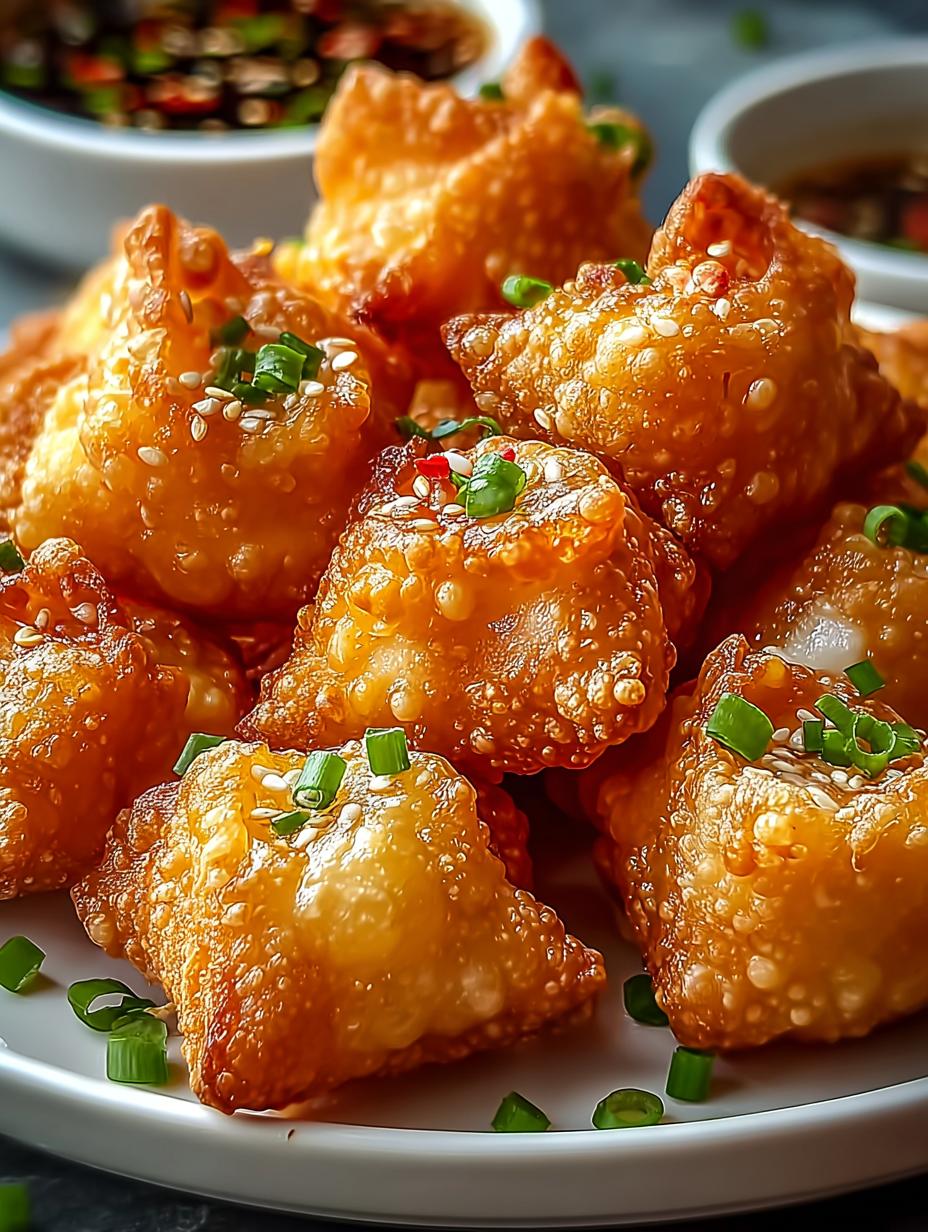 Crispy Crab Rangoon Bombs