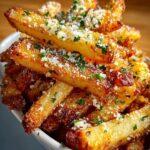 Crispy Garlic Parmesan Fries