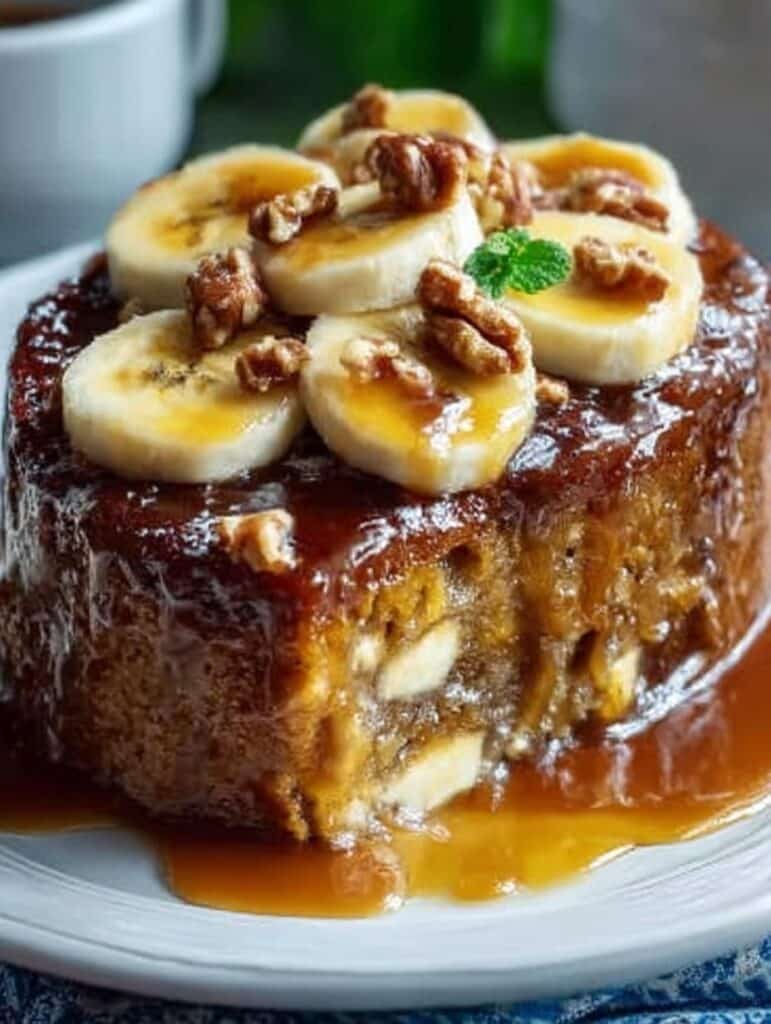 Decadent Banana Upside Down