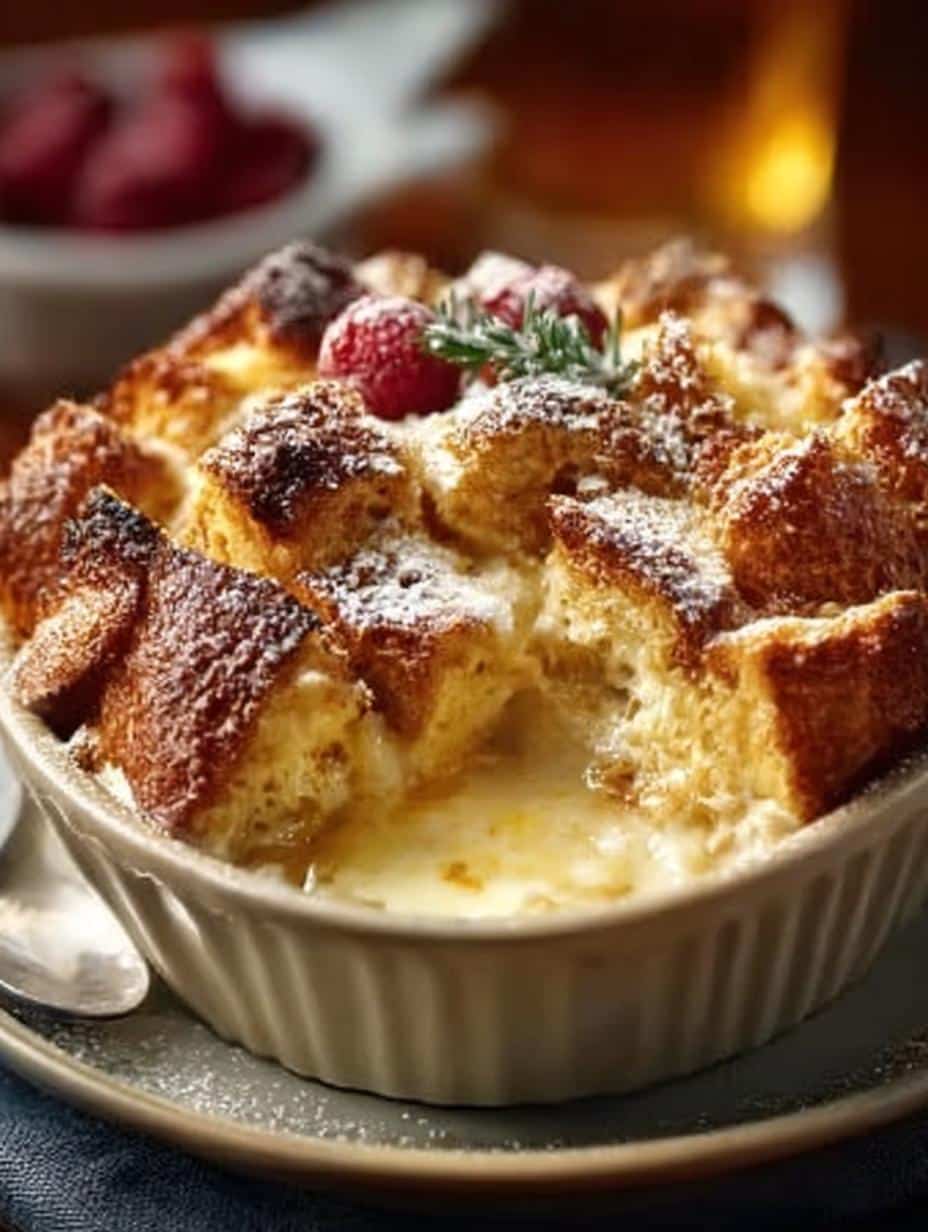 Decadent Eggnog Bread Pudding: 5-Ingredient Delight - Decadent Eggnog Bread Pudding - main visual representation