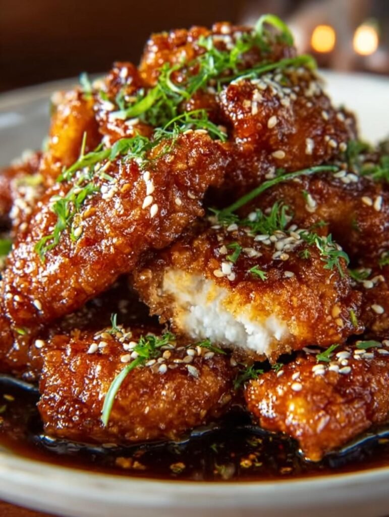 Double Crunch Honey Garlic