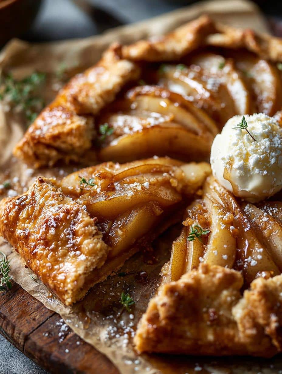 Ginger Pear Galette
