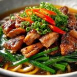Ginger Scallion Chicken Noodle