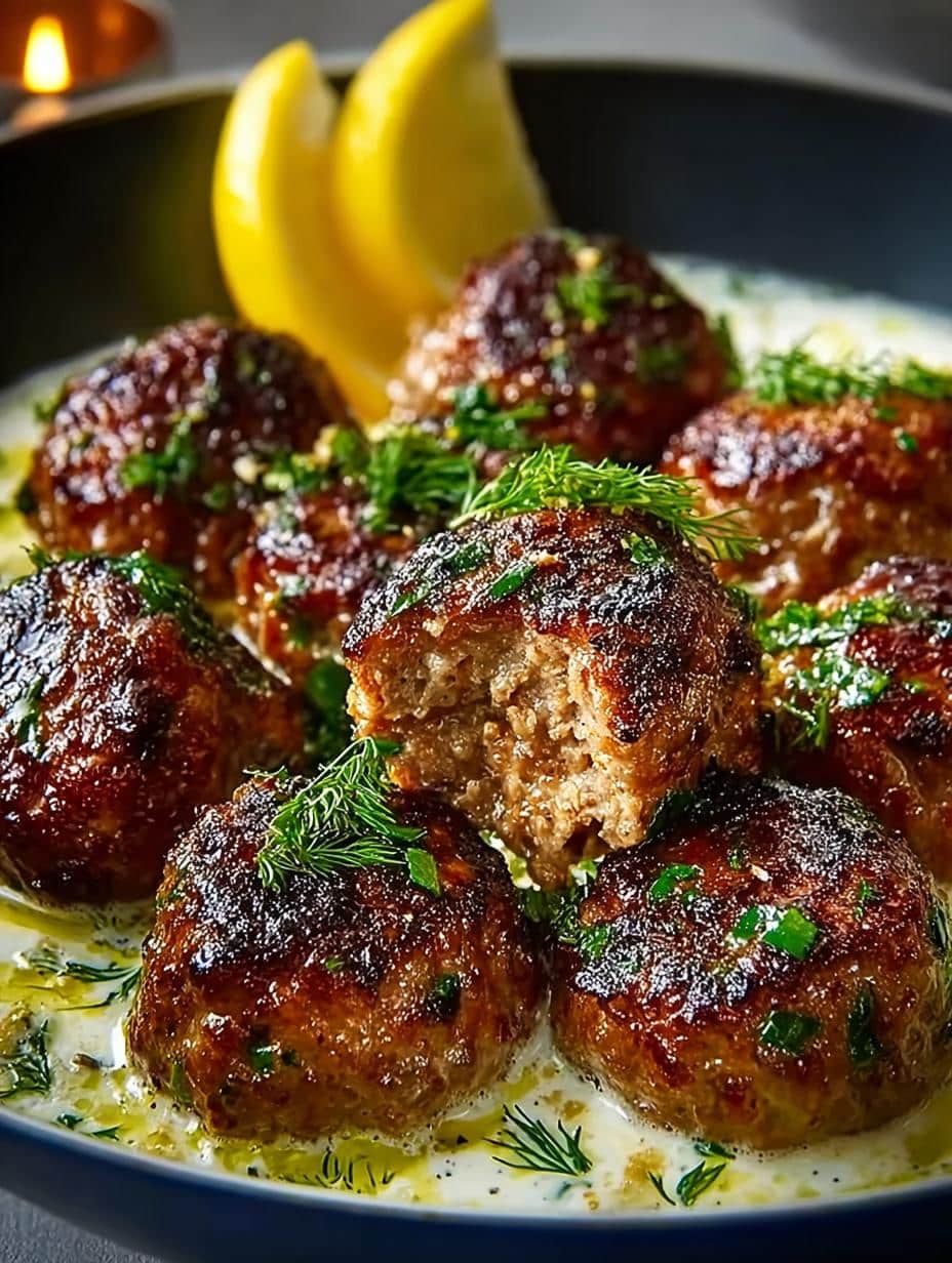 Delicious Greek Meatballs Lemon Sauce Recipe to Try 3 Delicious Greek Meatballs Lemon Sauce Recipe to Try - Greek Meatballs Lemon Sauce - additional detail