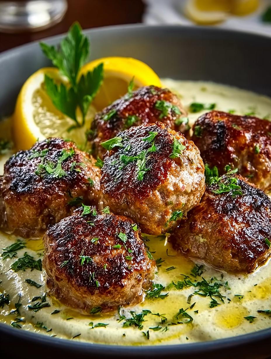 Delicious Greek Meatballs Lemon Sauce Recipe to Try 1 Greek Meatballs Lemon Sauce