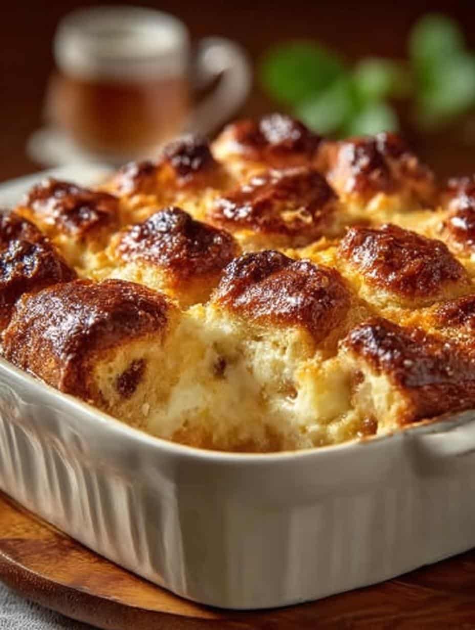 Delicious Hawaiian Roll Bread Pudding Recipe to Try - Hawaiian Roll Bread Pudding - main visual representation