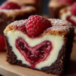 Heart Shaped Raspberry Swirl
