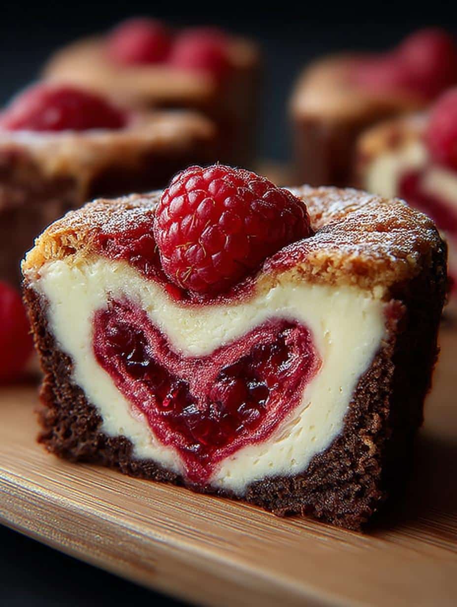 Heart Shaped Raspberry Swirl