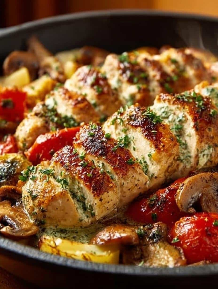 High Protein Chicken Skillet