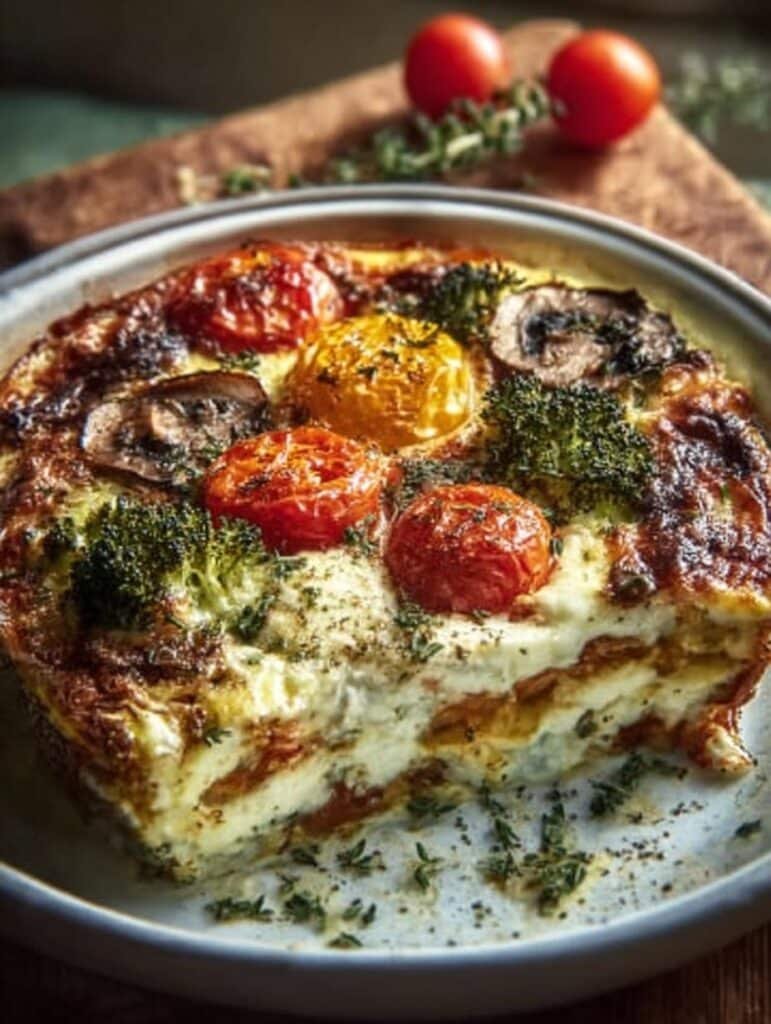 High Protein Veggie Bake