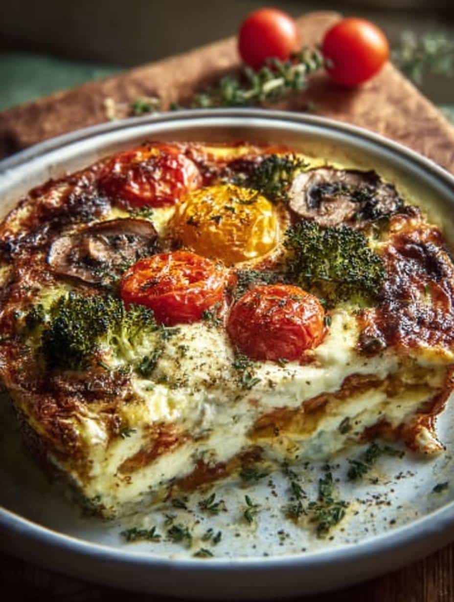 High Protein Veggie Bake