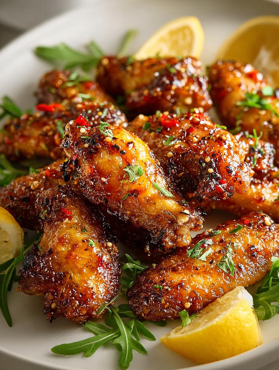 Honey Lemon Pepper Wings